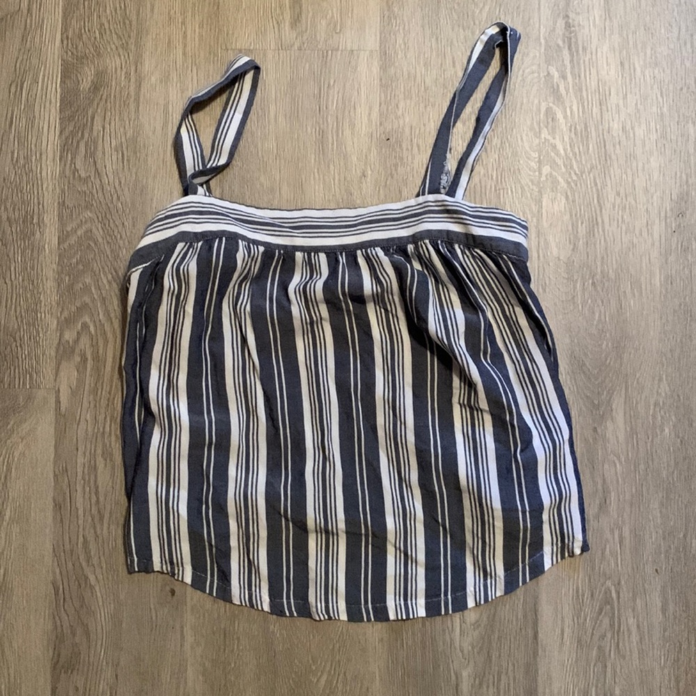 Cropped Striped Tank
